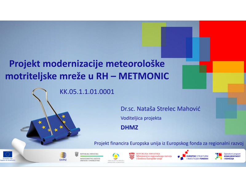 METMONIC – Projekt modernizacije meteorološke motriteljske mreže u RH