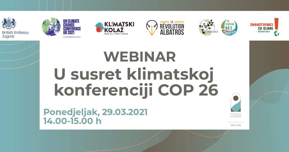 Webinar: U susret klimatskoj konferenciji COP26